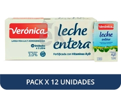 Pack Leche Entera 12 unidades "Veronica"