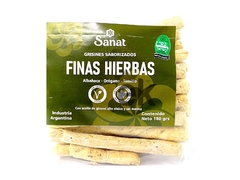 Grisines saborizados con finas hierbas 180g "Sanat"