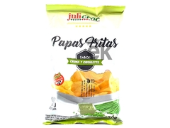 Papas fritas sabor crema y ciboulette 70g "Juli Croc"