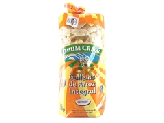 Galletas de arroz integral con sal 100g "Dhum Crack"