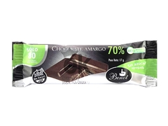 Chocolate amargo al 70% 17g "Benot"