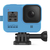 Capa Silicone + Cordão GoPro Hero8 - Azul - AJSST-003