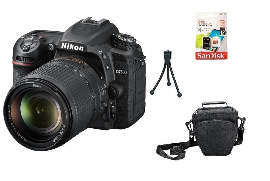 DSLR Nikon D7500  Cámara Réflex Digital de formato DX de 20.9 MP