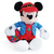 Pelúcia Natal Mickey Papai Noel com Presente 32cm - Disney - Mickey e Minnie Presentes