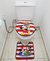 Jogo Banheiro 3 Peças Tapetes Mickey Natal - Disney na internet