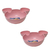 Potes de Tempero + 2 Petisqueiras + 4 Mini Petisqueiras Rosa - comprar online