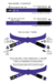 MATSU OBI ROXA COM PONTEIRA PRETA - Faixa Premium (Algodão) | Premium Purple Belt (Cotton) with Black Bar na internet