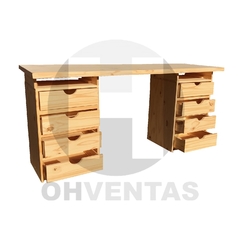 Escritorio con Cajoneras Moderno 160x50x80 - comprar online