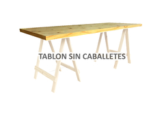 Tablon 160x80 en Pino Solo sin Caballetes