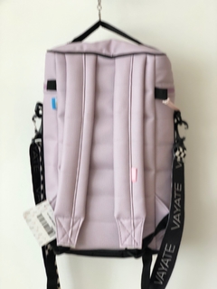 Mochila Matera Cuero Lila - comprar online