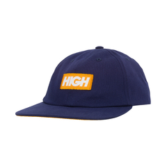 BONÉ HIGH 6 PANEL LOGO NAVY/ORANGE