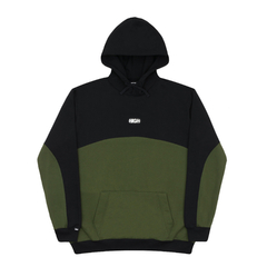 MOLETOM HIGH BRIDGE BLACK/NIGHT GREEN