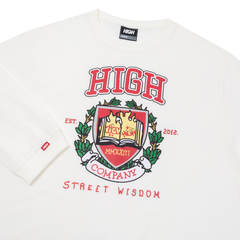 CAMISETA MANGA LONGA HIGH UNIVERSITY WHITE na internet