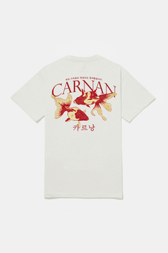 CAMISETA CARNAN RED LION FISH OFF WHITE - comprar online