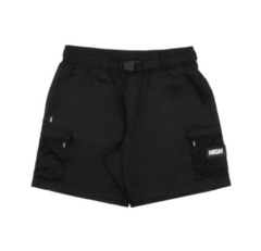 SHORTS HIGH STRAPPED CARGO FRONTIER BLACK