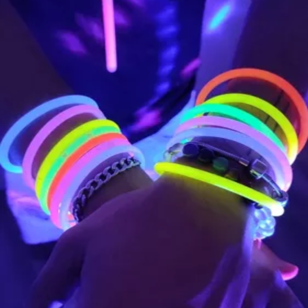 Pulseras luminosas glow multicolor