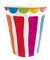 6 Vasos Multicolor - comprar online
