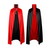 Capa Disfraz Reversible Negro/rojo 130cm