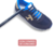Zapatilla AZ cordón Azul Beige en internet