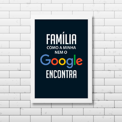 PLACA GOOGLE na internet