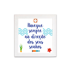 Placa Navegue Sempre - comprar online