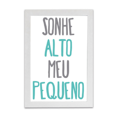 Placa Sonhe Meu Pequeno 4 - comprar online