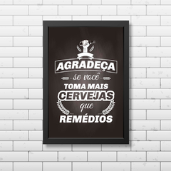 PLACA FRASE AGRADEÇA - comprar online