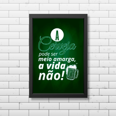 PLACA CERVEJA AMARGA - comprar online