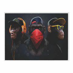 Quadro Decorativo Monkeys - comprar online