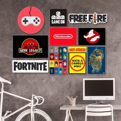 Quadro Decorativo Game Jogos Nerd Geek Sem Internet