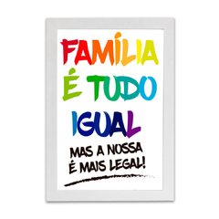 Placa Família na internet