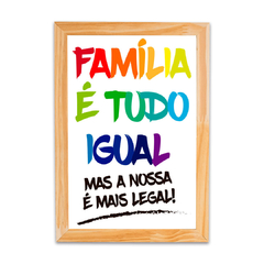 Placa Família - comprar online