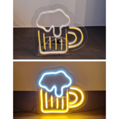 Placa Neon Led de Mesa Cerveja na internet