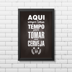 PLACA TOMAR CERVEJA - comprar online