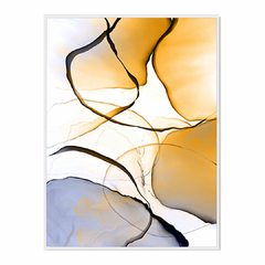 Quadro Decorativo Abstrato Slim - comprar online