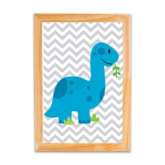 Placa Dino Azul - comprar online