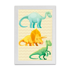 Placa Dinossauros Colors na internet