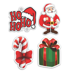 Kit 4 Placas Decorativas Natal - comprar online