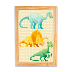 Placa Dinossauros Colors - comprar online
