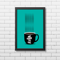 PLACA AQUI SEMPRE TEM CAFÉ - comprar online