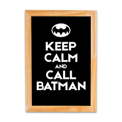 Placa Keep Calm Batman - comprar online