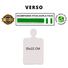 PLACA RECORTE TçBUA FORMA DE AMOR 35x22 cm - comprar online