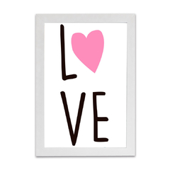 Placa Love - comprar online