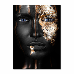 Quadro Decorativo Mulher Negra Luxo na internet