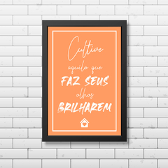 PLACA FRASE CULTIVE - comprar online