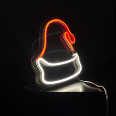 Placa Neon Led de Mesa Gorro de Natal - comprar online