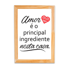 KIT 3 QUADROS FRASE COZINHA - Art Print Decorações