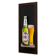 Quadro Relevo Beer Becks 40x15 cm na internet