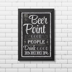 PLACA POINT BEER - comprar online