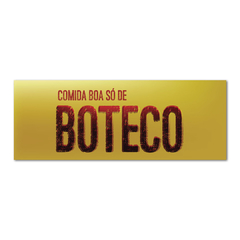 PLACA BOTECO 40x15 cm - comprar online